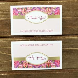 Thank You Cards Business Card Size

3x2 Inch Cards